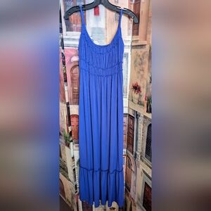 Elegant Blue Women's Dress